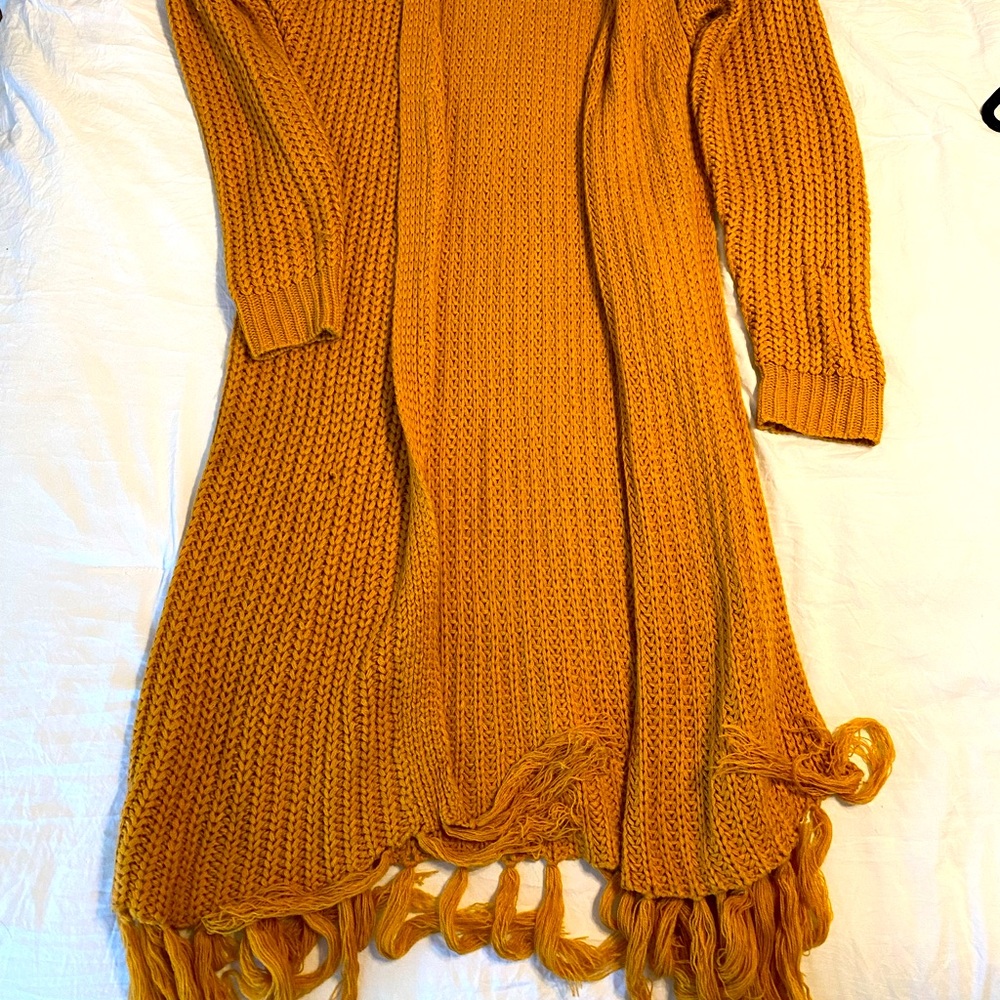 Kye Mi rusted gold duster size M